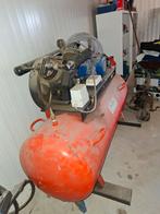 Grote compressor - 100+ liter tank, Gebruikt, Ophalen of Verzenden, 200 tot 400 liter/min, Mobiel