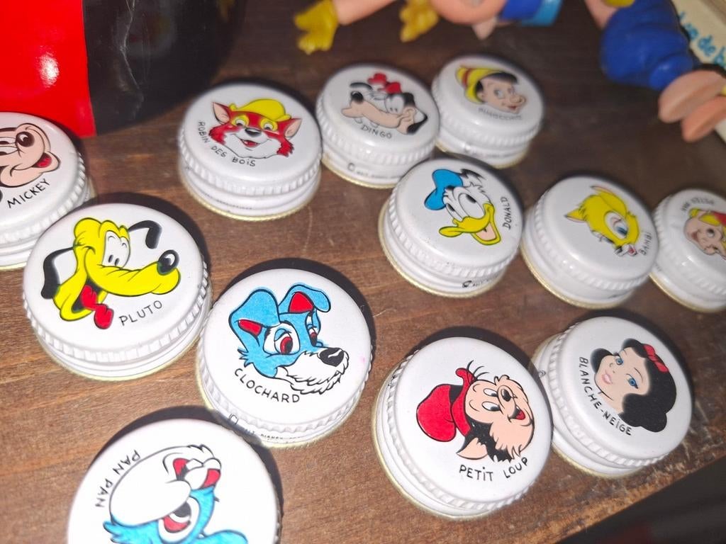 Vintage Disney doppen, Ophalen of Verzenden, Beeldje of Figuurtje