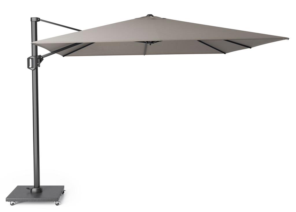 Platinum Challenger T1 parasol Premium 3x3m Manhattan., Tuin en Terras, Parasols, Ophalen, Kantelbaar, 3 tot 4 meter, Zweefparasol