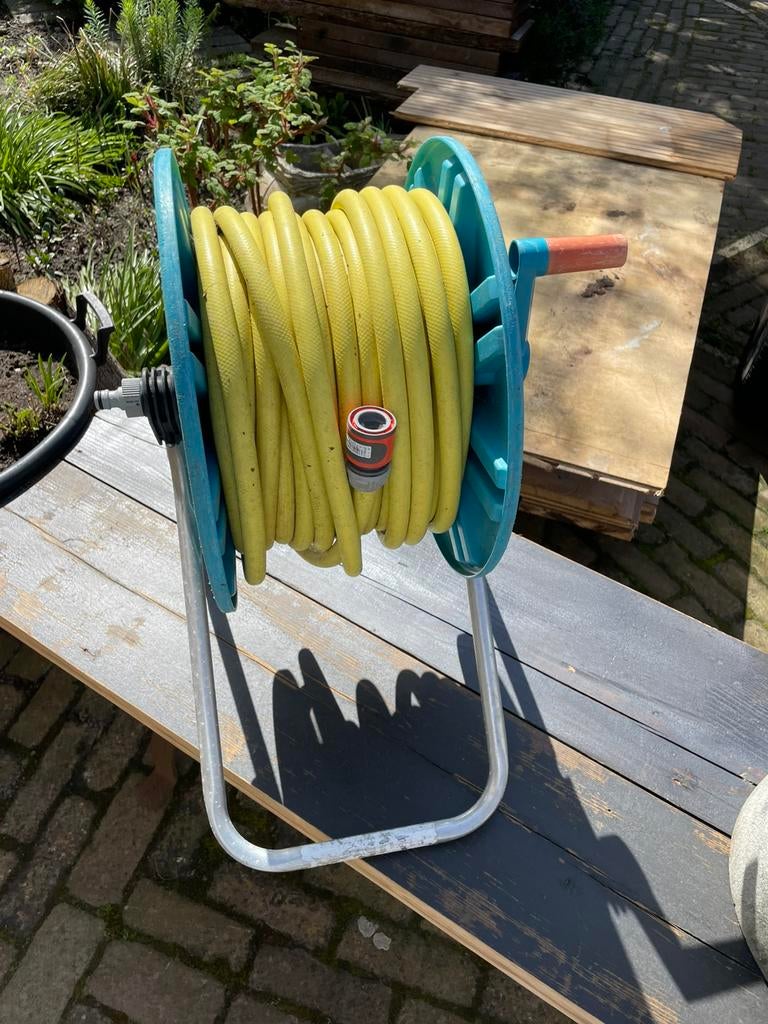 Tuinhaspel, goede staat., Ophalen of Verzenden, Zo goed als nieuw, Tuinslanghaspel