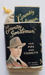 Vintage pakje tabak shag Country Gentleman met vloeitjes, Ophalen of Verzenden, Zo goed als nieuw, Overige typen