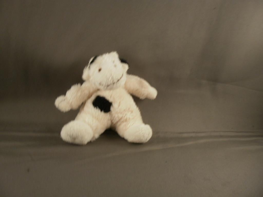 happy horse koe zwart/ wit velours 2007 totaal 10 cm korrels, Kinderen en Baby's, Speelgoed | Knuffels en Pluche, Happy Horse