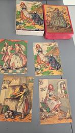Franse houten 6 delige Assepoester blokken puzzel uit 1934, Ophalen of Verzenden