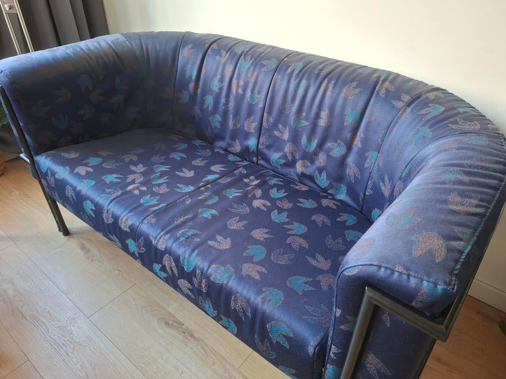Harvink Bank Blauw, Huis en Inrichting, Banken | Sofa's en Chaises Longues, Ophalen, Gebruikt, 150 tot 200 cm, Tweepersoons