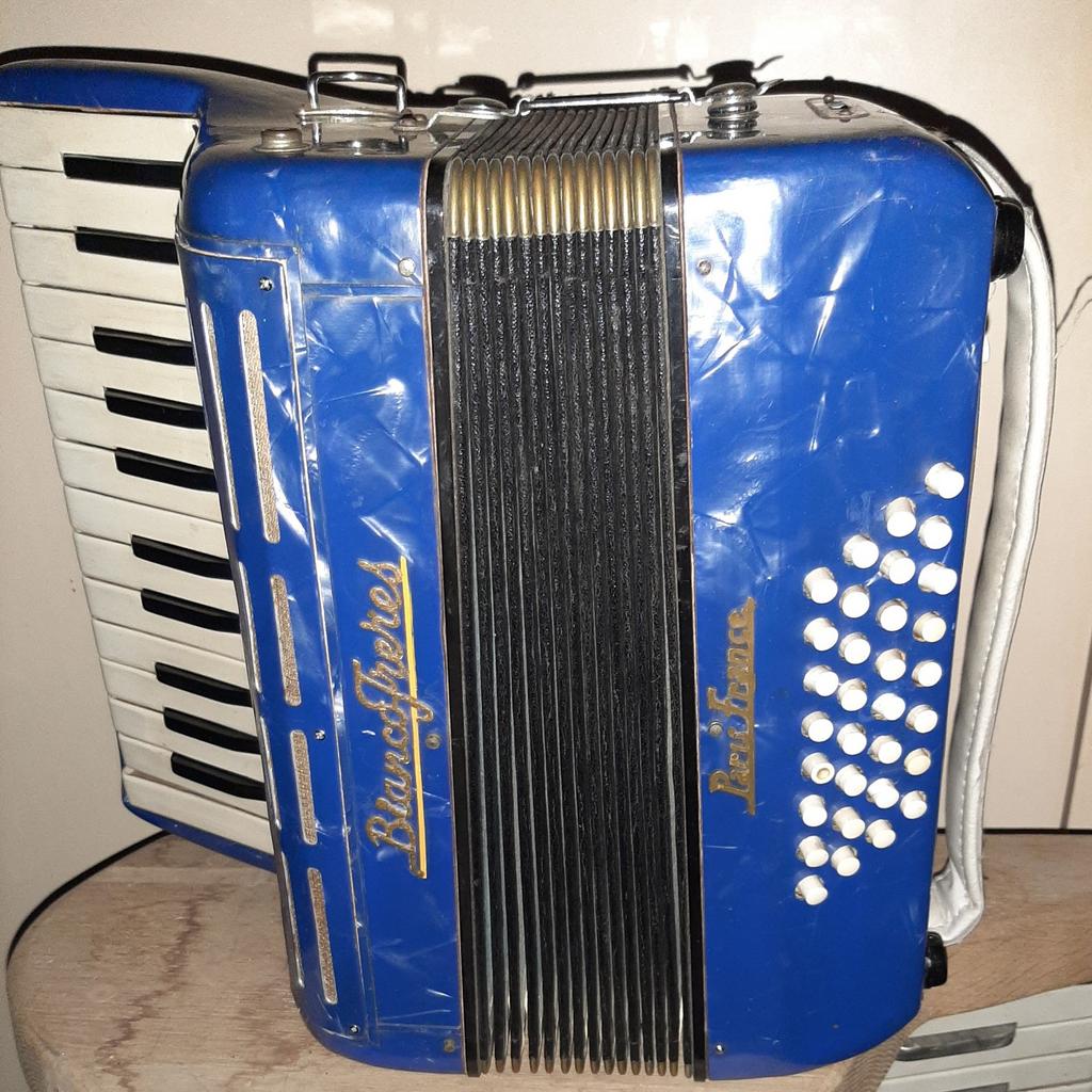 Playback accordeon, Muziek en Instrumenten, Accordeons, Overige merken, Gebruikt, Met riemen, 120-bas