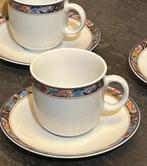 13 Vintage Kop en Schotels, Ophalen, Zo goed als nieuw, Overige stijlen, Kop(pen) en/of Schotel(s)