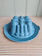 Prachtig! Grote puddingvorm blauw Petrus Regout 27 cm, Antiek en Kunst, Ophalen of Verzenden