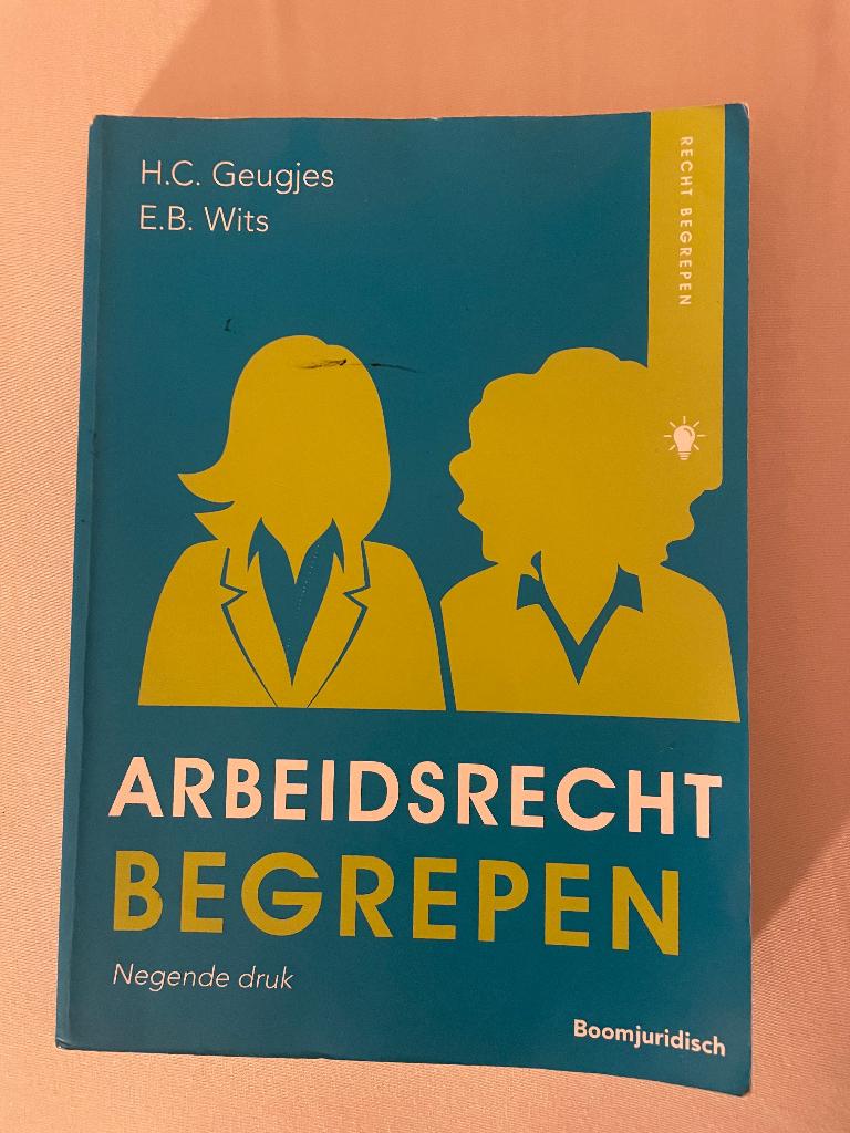 Arbeidsrecht begrepen, Boeken, Geugjes, Zo goed als nieuw, Beta, HBO
