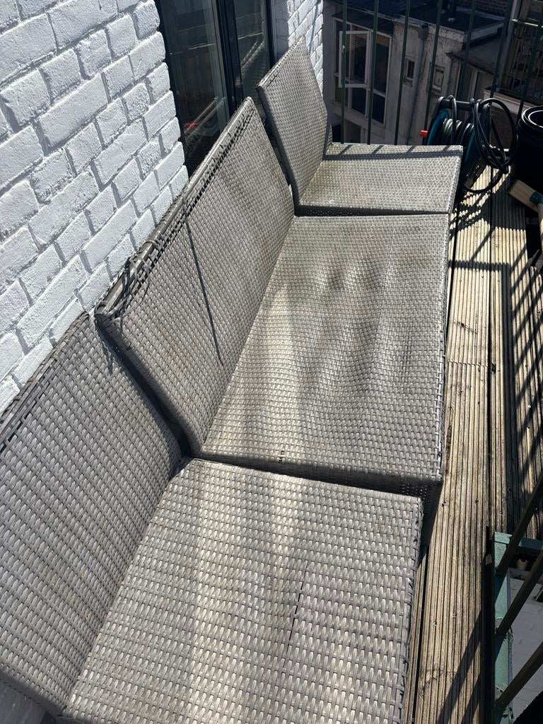 Gratis tuinset, versleten maar nog goed te gebruiken, Tuin en Terras, Tuinsets en Loungesets, Ophalen, 4 zitplaatsen, Gebruikt