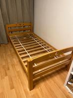 Combinatie stapelbed/ aparte bedden inclusief trap, Ophalen, 90 cm, Eenpersoons, Bruin
