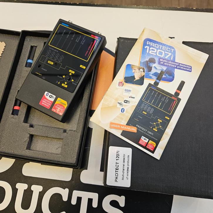 Digiscan Labs Protect 1207i – Multichannel draadloze signaal, Doe-het-zelf en Verbouw, Meetapparatuur, Zo goed als nieuw