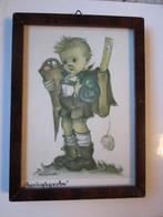 Lijstje met Hummel Prent 12 x 16 cm. Vintage, Ophalen, Gebruikt