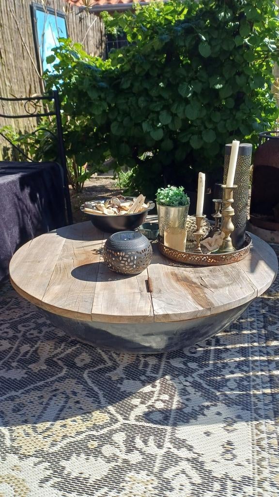 Ronde tafel met klep, Ophalen, Beton, Overige typen