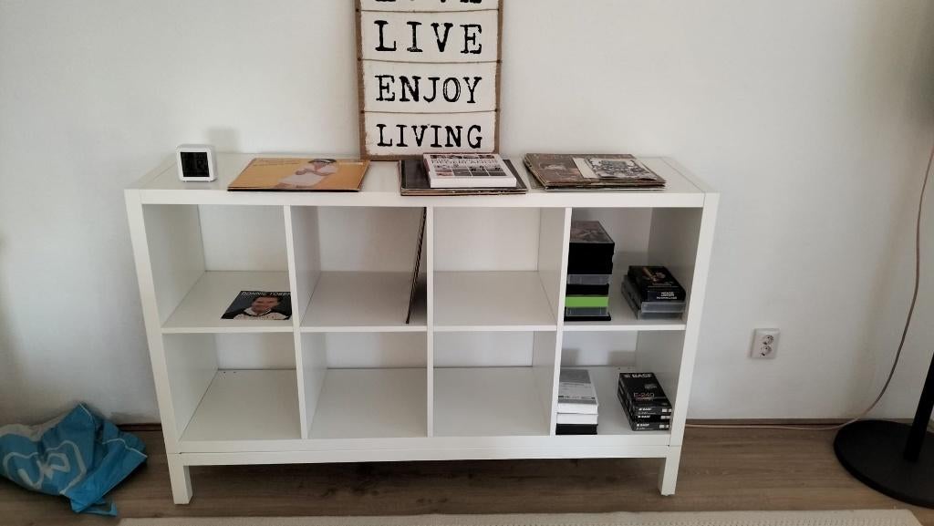 Blokkast met onderstel KALLAX, Ophalen, 100 tot 150 cm, Zo goed als nieuw, Minder dan 100 cm