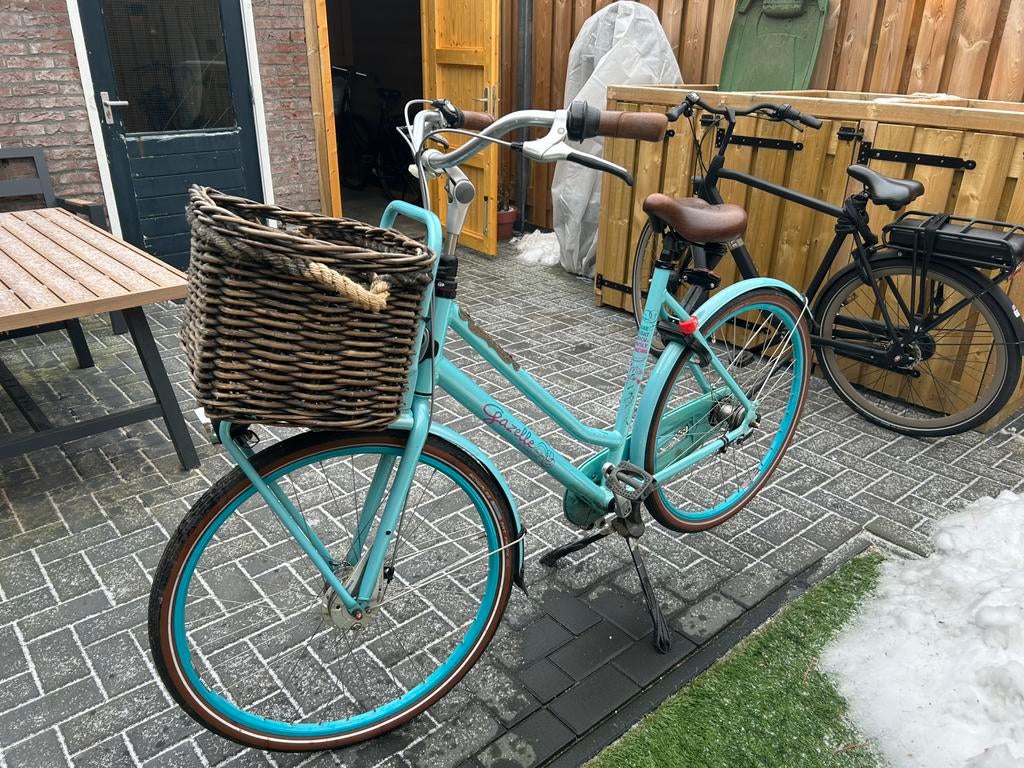 Gazelle Miss Grace – Stijlvolle damesfiets – Blauw, Fietsen en Brommers, Fietsen | Dames | Omafietsen, 50 tot 53 cm, Ophalen, Gebruikt