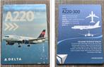 Delta Airlines: Airbus A220-300 (Card No. 64), Verzamelen, Luchtvaart en Vliegtuigspotten, Ophalen of Verzenden