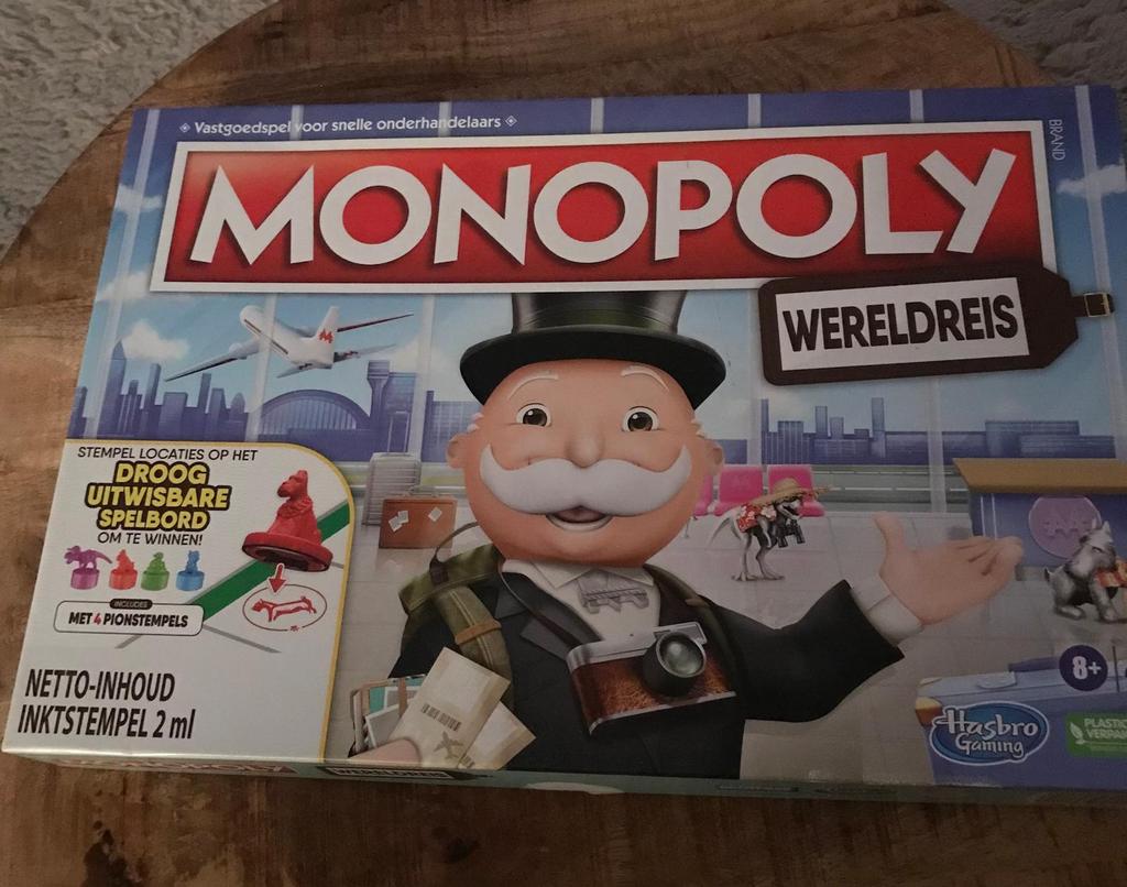 Monopoly wereldreis als Nieuw, Ophalen of Verzenden, Zo goed als nieuw