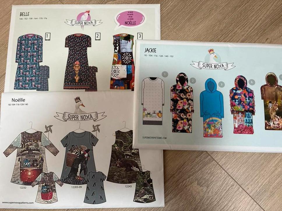 Supernova patronen voor kleding, Hobby en Vrije tijd, Kledingpatronen, Overige merken, Overige typen, Kind, Nieuw