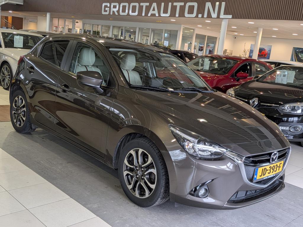 Mazda 2 1.5 Skyactiv-G GT-M Airco, Cruise Control, Stuurbekr, Voorwielaandrijving, Gebruikt, 4 cilinders, Bruin