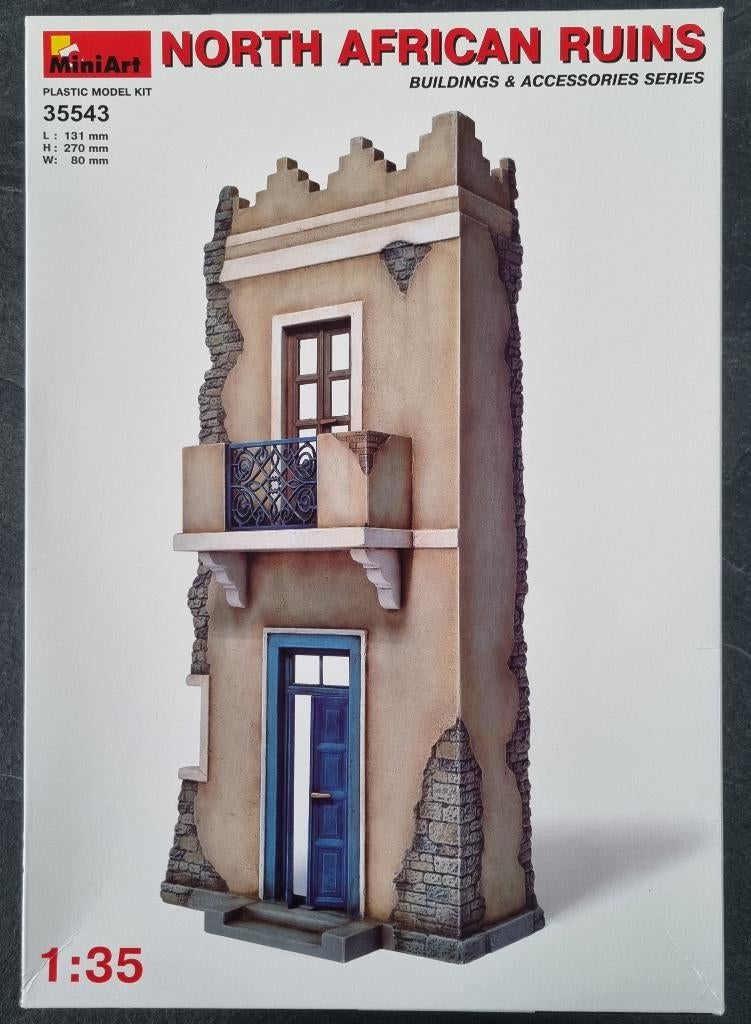 MiniArt 1:35 #35543 North African Ruins, Ophalen of Verzenden, Nieuw, 1:35 tot 1:50, Diorama