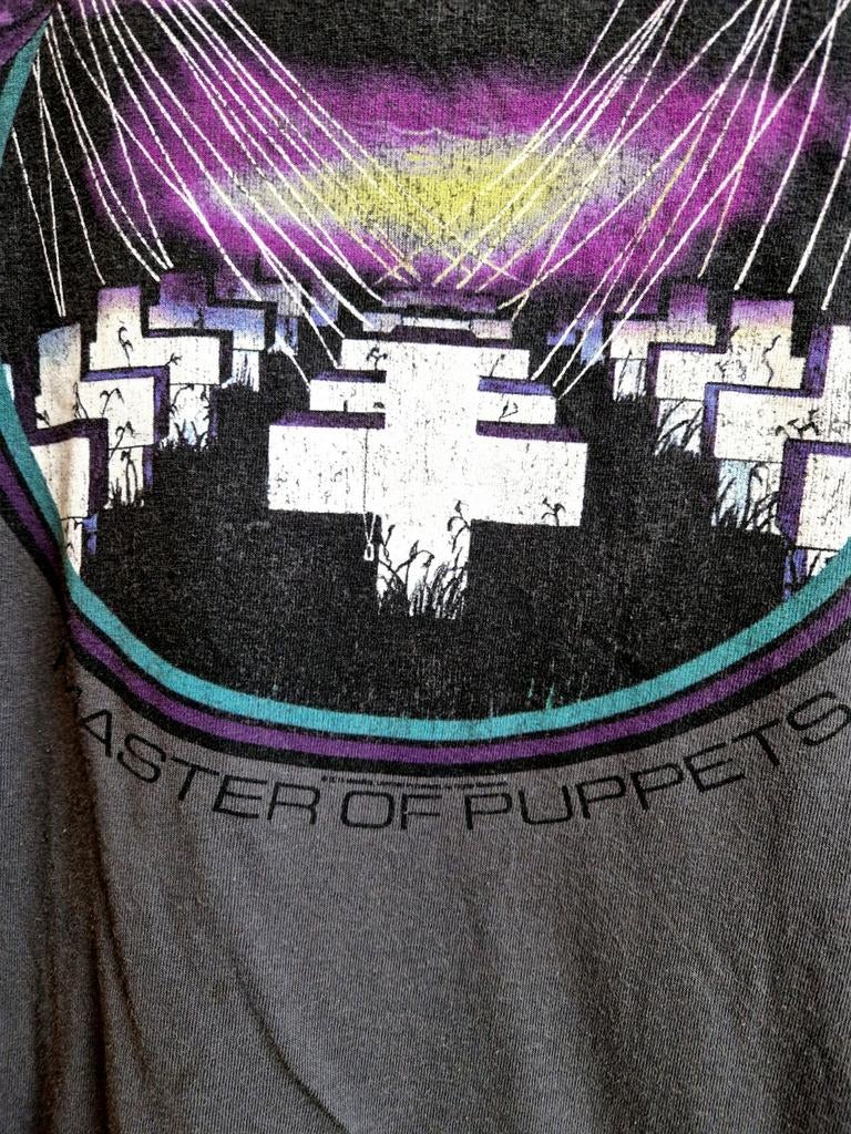 Gaaf vintage Metallica master of puppets shirt, Ophalen of Verzenden, Zo goed als nieuw, Maat 48/50 (M), Grijs