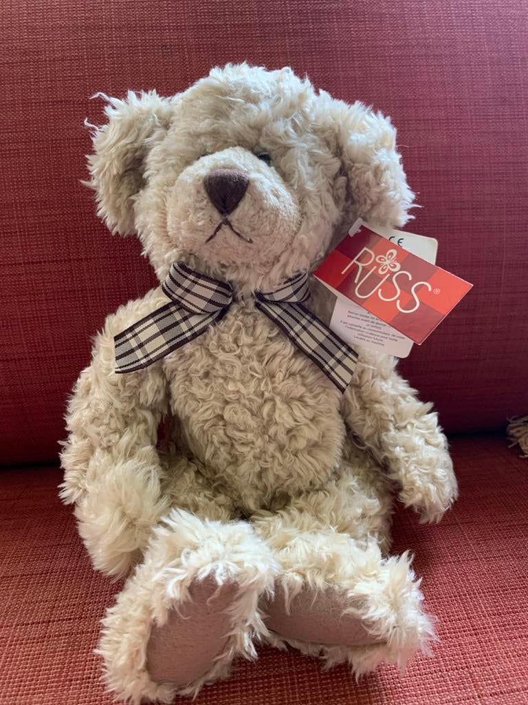 Russ Berrie "Bears From The Past" Teddybeer - Nieuw, Ophalen of Verzenden, Nieuw, Beer