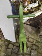 Leuke antieke wasstamper met Hindeloopen beschildering., Huis en Inrichting, Ophalen