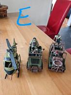 Leger speelgoed set: helikopter, jeep en figuren, Ophalen of Verzenden, Gebruikt