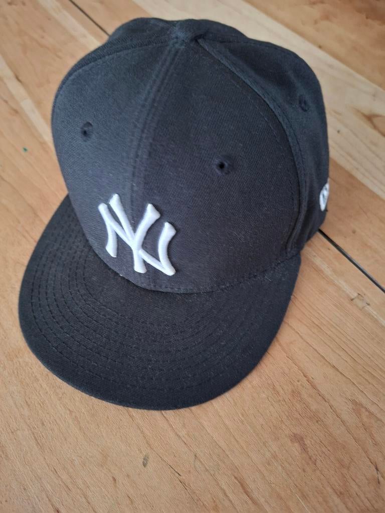 New Era zwarte Yankees pet 6 5/8, Ophalen of Verzenden, New Era, Jongetje of Meisje, Pet