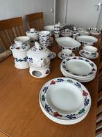 Uitgebreide Boerenbont servies set - Compleet, onbeschadigd, Ophalen, Gebruikt, Aardewerk, Boerenbont