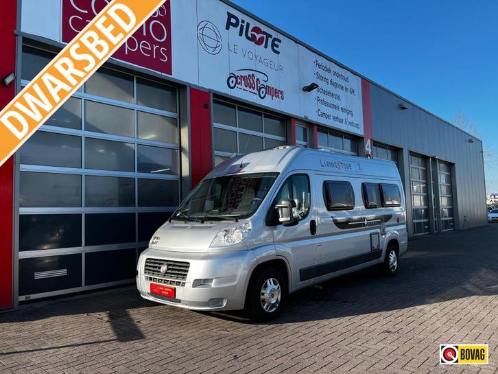 Roller Team Livingstone 2 600 Dwarsbed, Buscamper, Caravans en Kamperen, Campers, Bedrijf, tot en met 3, Buscamper of Camperbus