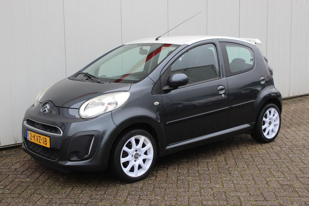 Citroen C1 1.0i 68PK 5D First Edition AIRCO ZEER MOOI ! !, Voorwielaandrijving, Stof, Zwart, C1