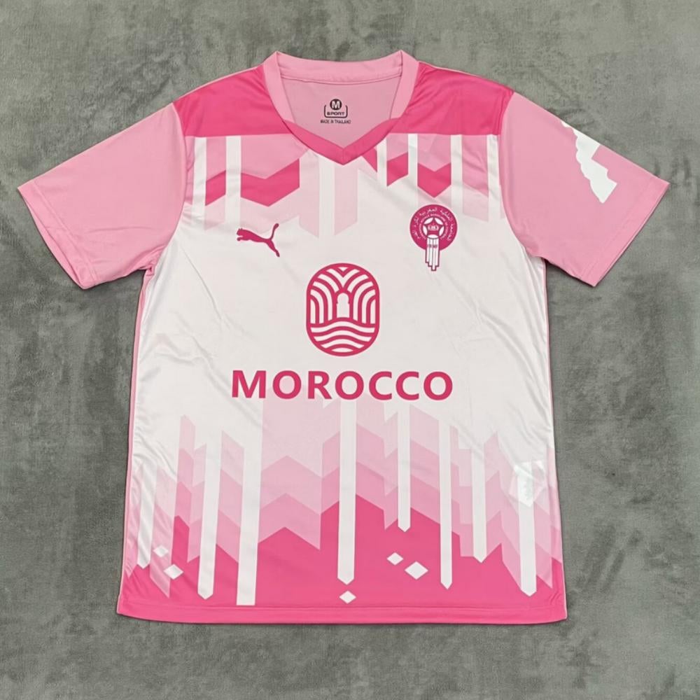 Marokko 25/26 Speciale Voetbalshirt – Roze Editie A, Sport en Fitness, Voetbal, Nieuw, Shirt, Maat M, Ophalen of Verzenden