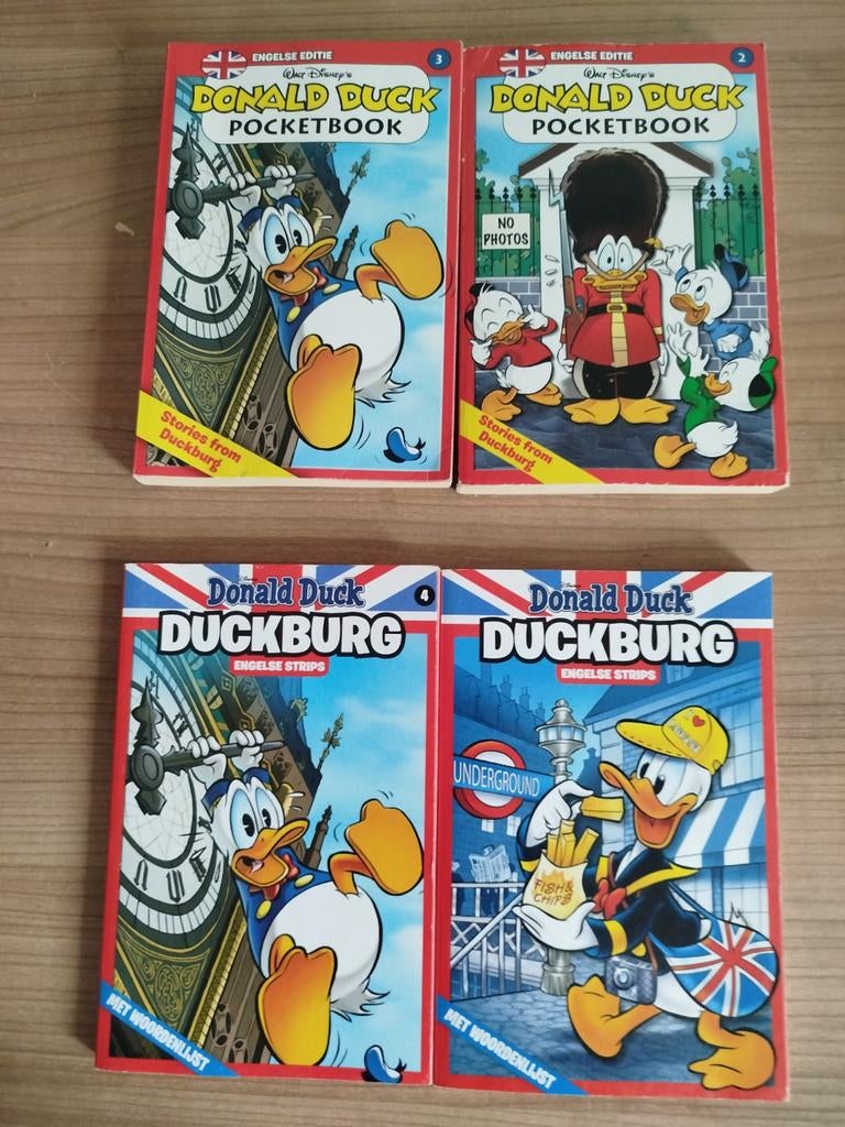 Donald Duck pockets pocketbook/ Duckburg Engels English, Boeken, Europa, Ophalen of Verzenden, Zo goed als nieuw, Meerdere comics