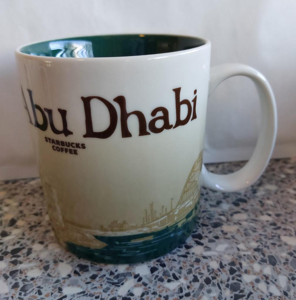 Starbucks Coffee mug beker mok Abu Dhabi Collector Series, Keramiek, Ophalen of Verzenden, Zo goed als nieuw, Overige stijlen