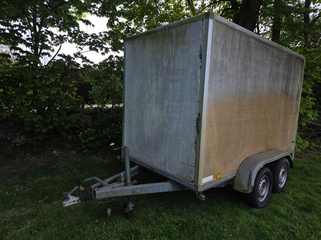 Gesloten aanhangwagen - Ideaal voor transport, Auto diversen, Aanhangers en Bagagewagens, Ophalen of Verzenden, Gebruikt