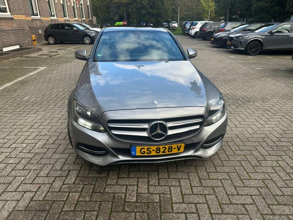 Mercedes-Benz C-Klasse C220 CDI 2.1 125KW Aut7 2014 Grijs, Auto's, Automaat, Achterwielaandrijving, 1800 kg, 4 cilinders