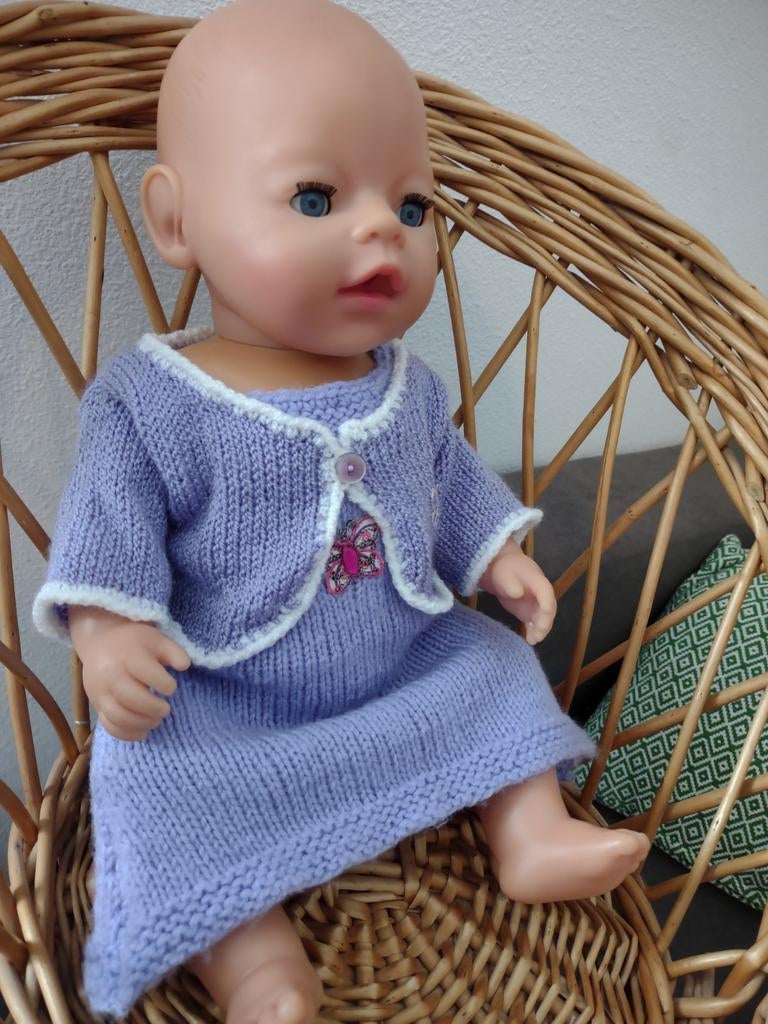 Poppen kleding zelf gebreid/gehaakt, Kinderen en Baby's, Ophalen of Verzenden, Nieuw, Babypop