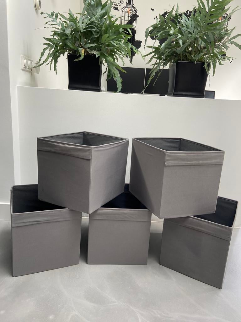 Bakken voor Kallax kast Ikea 5 stuks grijs, Ophalen of Verzenden, Zo goed als nieuw