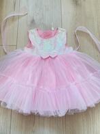 Prachtige roze jurk met pailletten en tule voor meisjes, Ophalen of Verzenden, Zo goed als nieuw, Meisje