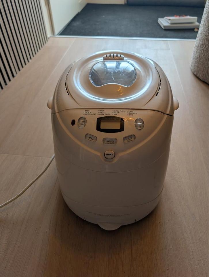 Broodbakmachine - Primo BMI-NE - Zo goed als nieuw, Witgoed en Apparatuur, Broodbakmachines, Zo goed als nieuw, Met timer, 800 tot 1200 gram deeg