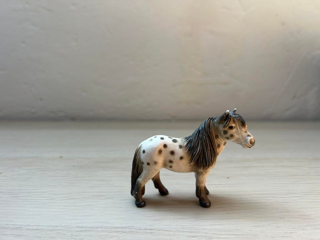Schleich falabella hengst 124, Ophalen of Verzenden, Zo goed als nieuw, Paard, Beeldje of Figuurtje