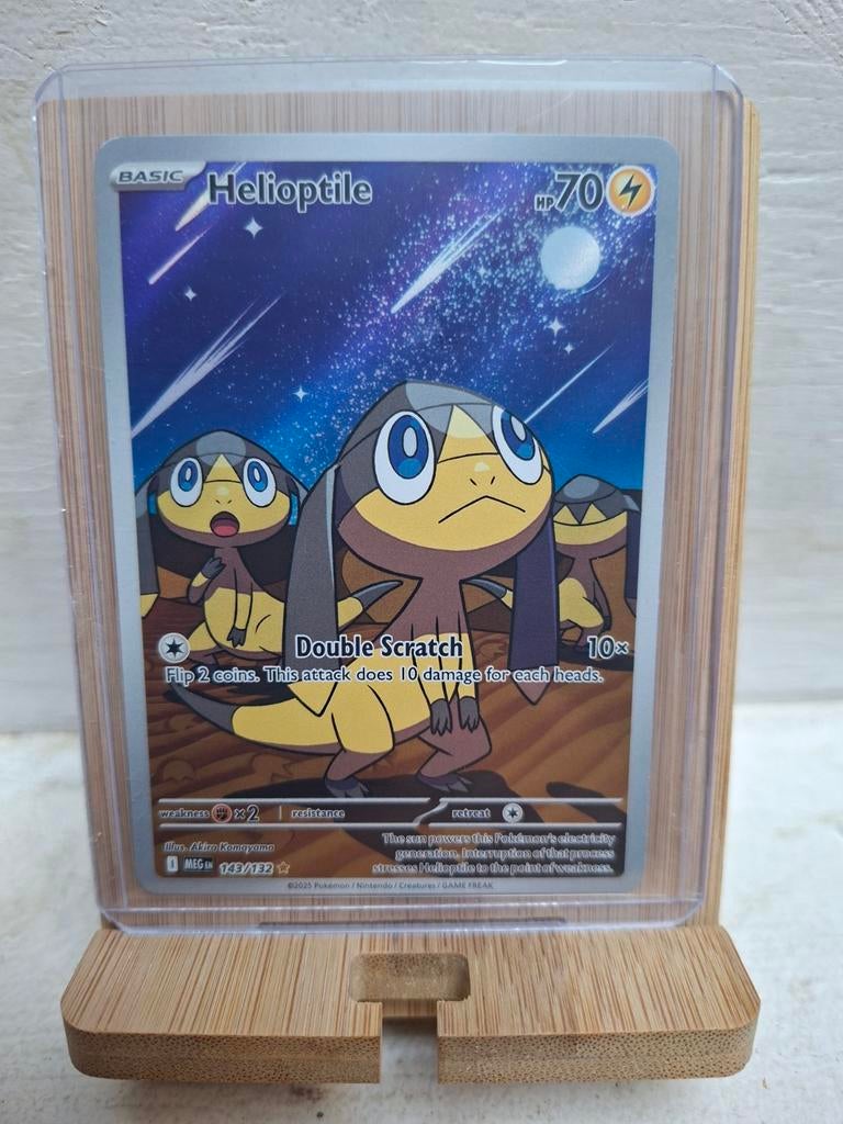 Helioptile 143/132 sterrenhemel Pokémon kaart, Ophalen of Verzenden