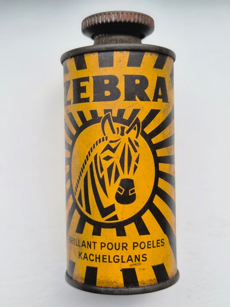 Zebra Kachelglans poets blik Bruxelles, Verzamelen, Ophalen of Verzenden, Gebruikt, Overige