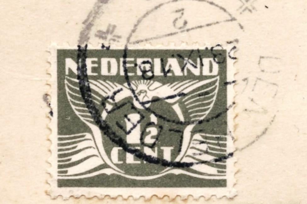700734 Den Helder NH 1936 Postbrug Gelopen met postzegel, Ophalen of Verzenden, 1920 tot 1940, Gelopen, Noord-Holland
