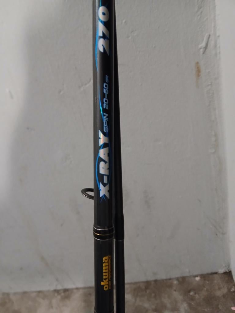 Okuma x-ray spin 270 20-60 gram hengel spinhengel snoek, Ophalen of Verzenden, Gebruikt, Werphengel