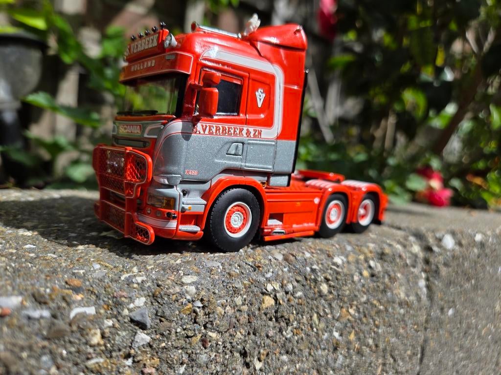 WSI Scania R streamline S.Verbeek  losse trekker Metallica, Ophalen of Verzenden, Zo goed als nieuw, Bus of Vrachtwagen, Wsi