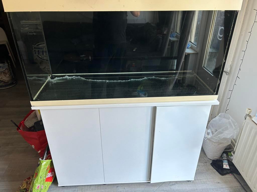 Aquarium 120cm, Ophalen, Zo goed als nieuw, Leeg aquarium