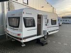 Dethleffs C'go Active 475 EL ENKELE BEDDEN-ACTIE MODEL, Caravans en Kamperen, Caravans, Standaardzit, Schokbreker, Bedrijf, Tot en met 3