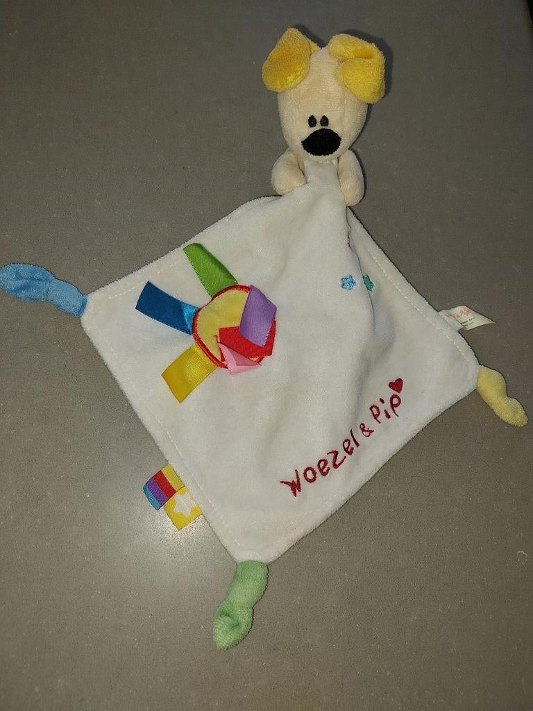Woezel en pip knuffeldoekje tiamo, Overige karakters, Zo goed als nieuw, Wasbaar, Middelgroot (20 tot 80 cm)